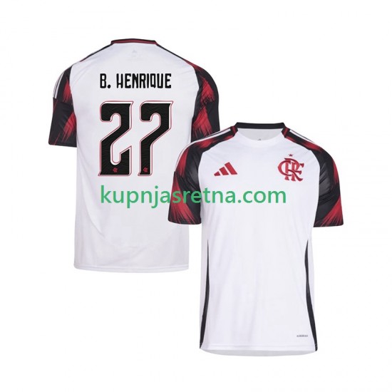 Muškarci Gostujući Away Dresova CR Flamengo Bruno Henrique 27 2025-2026 Kratkih Rukava