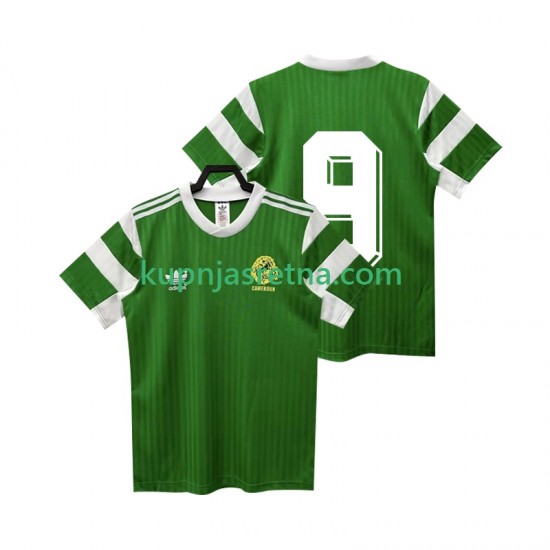 Muškarci Domaći Home Dresova Kamerun 9 Retro 1990 Kratkih Rukava