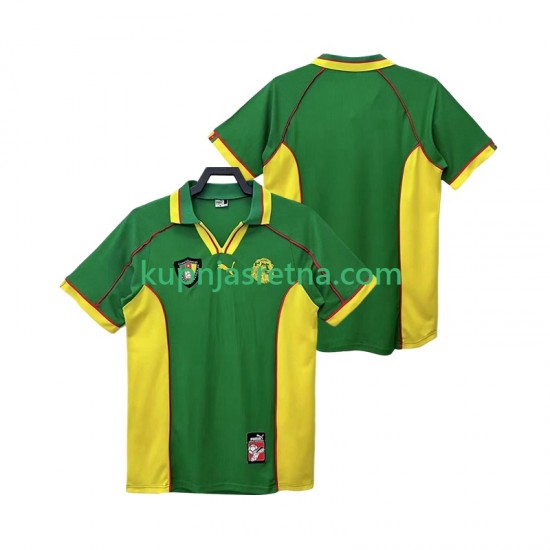 Muškarci Domaći Home Dresova Kamerun Retro 1998 Kratkih Rukava