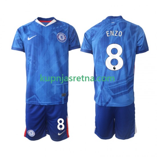 Dječja Domaći Home Dresova Chelsea Enzo Fernandez 8 2025-2026 Kratkih Rukava