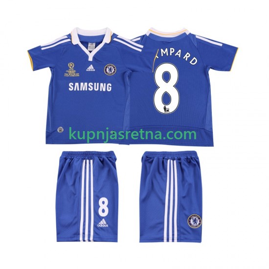 Dječja Domaći Home Dresova Chelsea LAMPARD 8 Retro 2007 2008 Kratkih Rukava