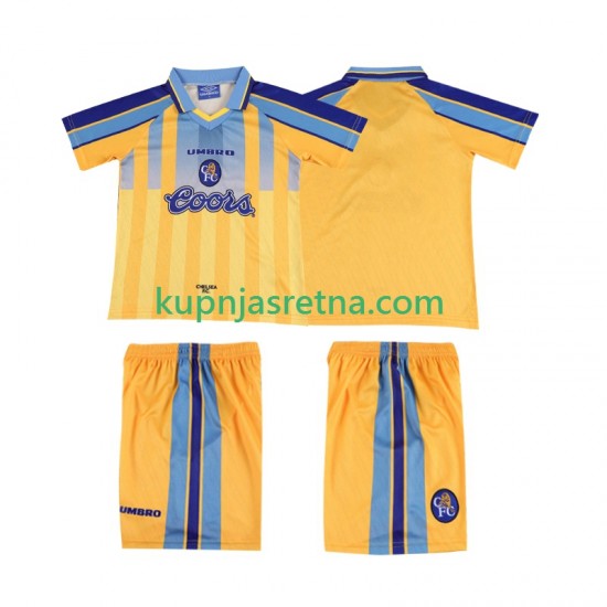 Dječja Gostujući Away Dresova Chelsea Retro 1995 1997 Kratkih Rukava