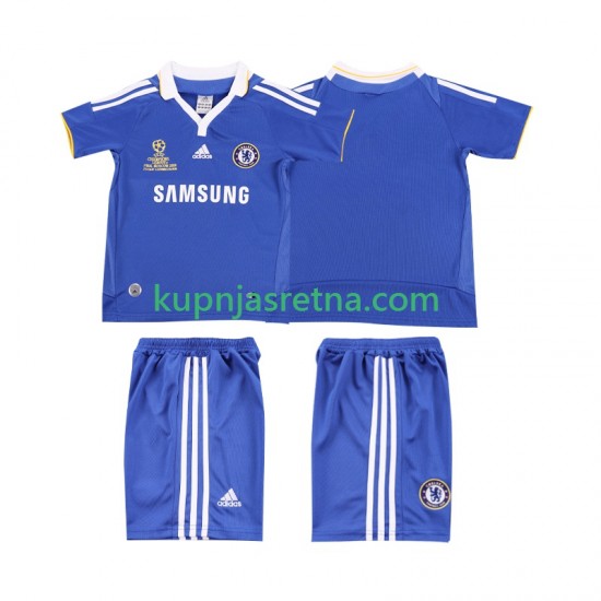 Dječja Domaći Home Dresova Chelsea Retro 2007 2008 Kratkih Rukava