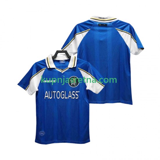Muškarci Domaći Home Dresova Chelsea Retro 1997 1999 Kratkih Rukava