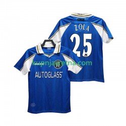 Muškarci Domaći Home Dresova Chelsea ZOLA 25 Retro 1997 1999 Kratkih Rukava