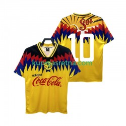 Muškarci Domaći Home Dresova Club América 10 Retro 1995 Kratkih Rukava Muškarci Domaći Home Dresova Club América 10 Retro 1995 Kratkih Rukava