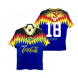 Muškarci Gostujući Away Dresova Club América 18 Retro 1995 Kratkih Rukava Muškarci Gostujući Away Dresova Club América 18 Retro 1995 Kratkih Rukava