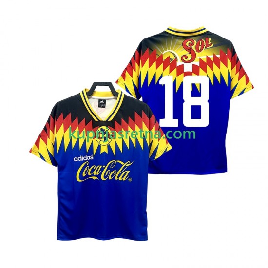 Muškarci Gostujući Away Dresova Club América 18 Retro 1995 Kratkih Rukava