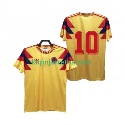 Muškarci Domaći Home Dresova Kolumbija 10 Retro 1990 Kratkih Rukava