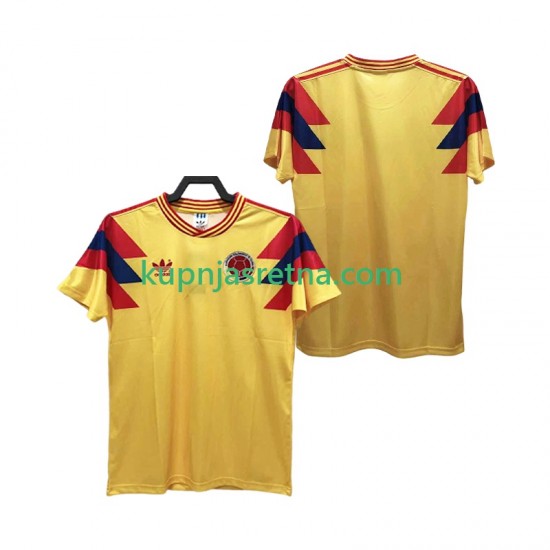 Muškarci Domaći Home Dresova Kolumbija Retro 1990 Kratkih Rukava
