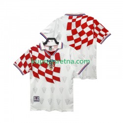 Muškarci Domaći Home Dresova Hrvatska Retro 1998 Kratkih Rukava