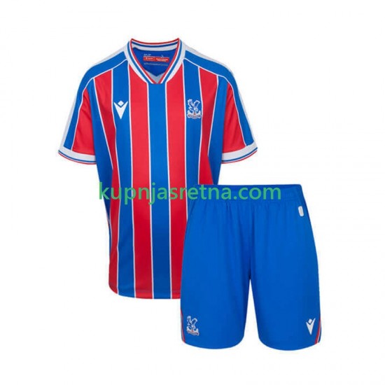Dječja Domaći Home Dresova Crystal Palace 2025-2026 Kratkih Rukava