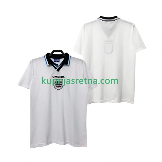 Muškarci Domaći Home Dresova Engleska Retro 1996 Kratkih Rukava