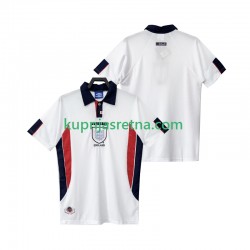 Muškarci Domaći Home Dresova Engleska Retro 1998 Kratkih Rukava Muškarci Domaći Home Dresova Engleska Retro 1998 Kratkih Rukava