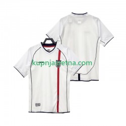 Muškarci Domaći Home Dresova Engleska Retro 2002 Kratkih Rukava Muškarci Domaći Home Dresova Engleska Retro 2002 Kratkih Rukava