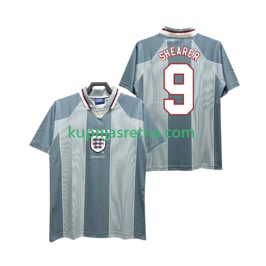 Muškarci Gostujući Away Dresova Engleska SHEARER 9 Retro 1996 Kratkih Rukava