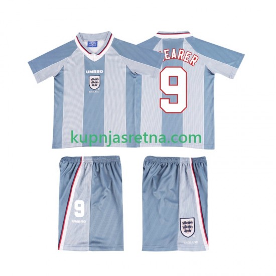 Dječja Gostujući Away Dresova Engleska SHEARER 9 Retro 1996 Kratkih Rukava