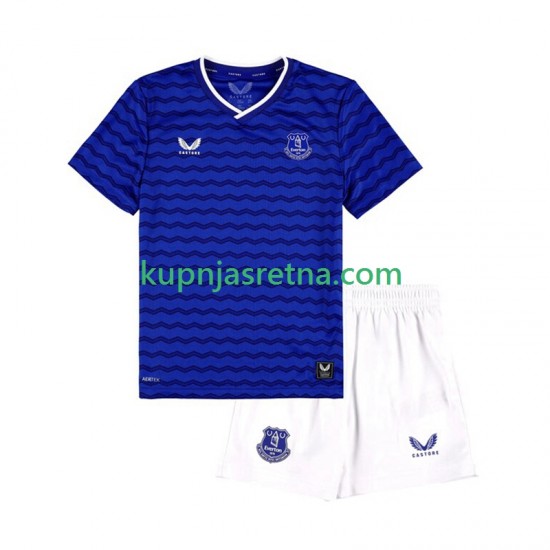 Dječja Domaći Home Dresova Everton 2025-2026 Kratkih Rukava