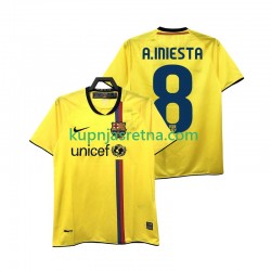 Muškarci Gostujući Away Dresova FC Barcelona A INIESTA 8 Retro 2008 2009 Kratkih Rukava