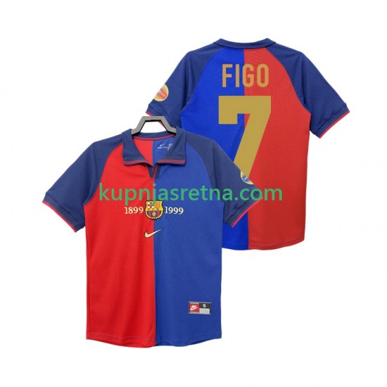 Muškarci Domaći Home Dresova FC Barcelona FIGO 7 Retro 1990 2000 Kratkih Rukava
