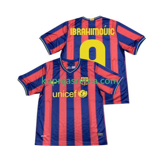Muškarci Domaći Home Dresova FC Barcelona Ibrahimovic 9 Retro 2009 2010 Kratkih Rukava