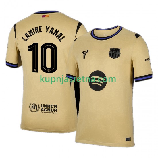 Muškarci Gostujući Away Dresova FC Barcelona Lamine Yamal 10 UCL 2025-2026 Kratkih Rukava