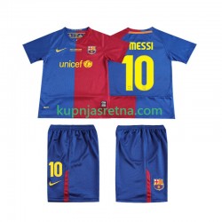 Dječja Domaći Home Dresova FC Barcelona Lionel Messi 10 Retro Champions League 2008 2009 Kratkih Rukava