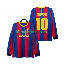 Muškarci Domaći Home Dresova FC Barcelona Lionel Messi 10 Retro 2010 2011 Dugim Rukavima