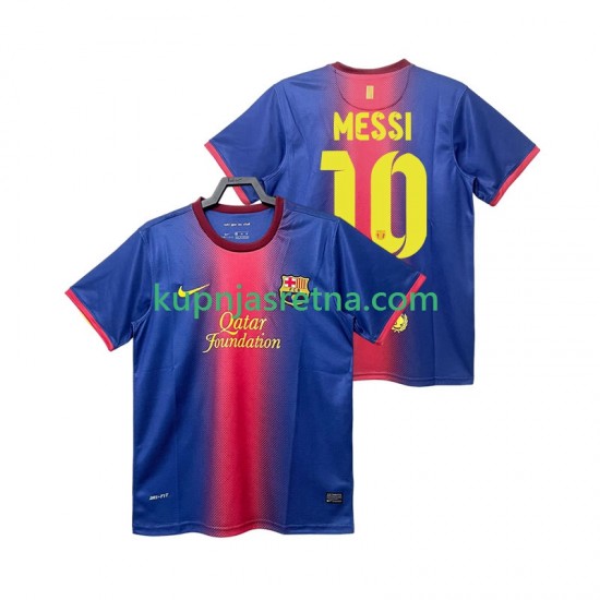 Muškarci Domaći Home Dresova FC Barcelona Lionel Messi 10 Retro 2012 2013 Kratkih Rukava