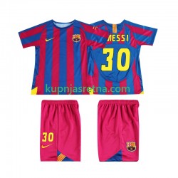 Dječja Domaći Home Dresova FC Barcelona Lionel Messi 30 Retro Champions League 2005 2006 Kratkih Rukava