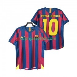 Muškarci Domaći Home Dresova FC Barcelona RONALDINHO 10 Retro 2005 2006 Kratkih Rukava