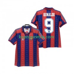 Muškarci Domaći Home Dresova FC Barcelona RONALDO 9 Retro 1996 1997 Kratkih Rukava
