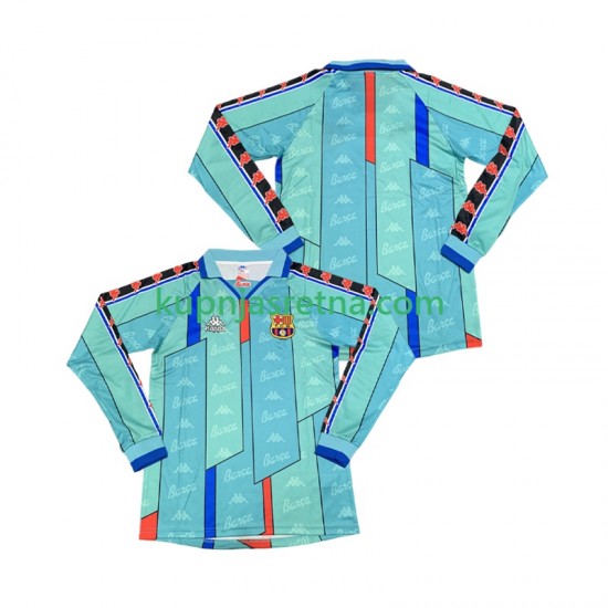 Muškarci Gostujući Away Dresova FC Barcelona Retro 1996 1997 Dugim Rukavima