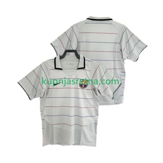 Muškarci Gostujući Away Dresova FC Barcelona Retro 2003 2004 Kratkih Rukava