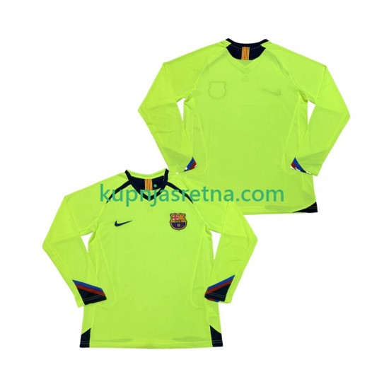 Muškarci Gostujući Away Dresova FC Barcelona Retro 2005 2006 Dugim Rukavima