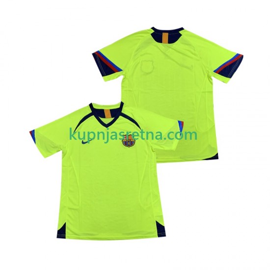 Muškarci Gostujući Away Dresova FC Barcelona Retro 2005 2006 Kratkih Rukava