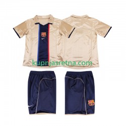 Dječja Gostujući Away Dresova FC Barcelona Retro 2001 2002 Kratkih Rukava Dječja Gostujući Away Dresova FC Barcelona Retro 2001 2002 Kratkih Rukava