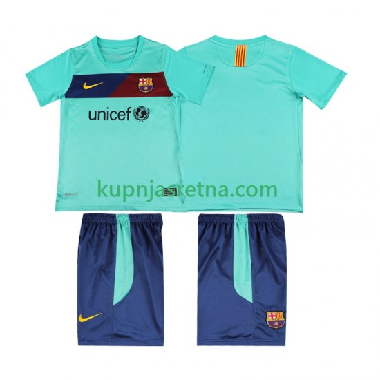 Dječja Gostujući Away Dresova FC Barcelona Retro 2010 2011 Kratkih Rukava