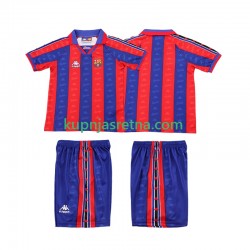 Dječja Domaći Home Dresova FC Barcelona Retro 1996 1997 Kratkih Rukava