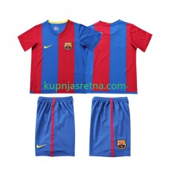 Dječja Domaći Home Dresova FC Barcelona Retro 2006 2007 Kratkih Rukava