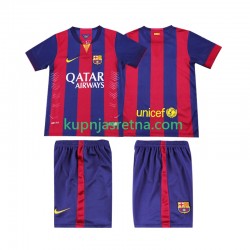 Dječja Domaći Home Dresova FC Barcelona Retro 2014 2015 Kratkih Rukava