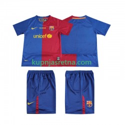 Dječja Domaći Home Dresova FC Barcelona Retro Champions League 2008 2009 Kratkih Rukava