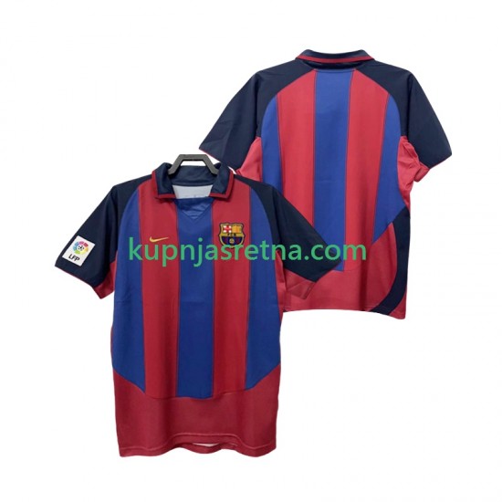 Muškarci Domaći Home Dresova FC Barcelona Retro 2003 2004 Kratkih Rukava
