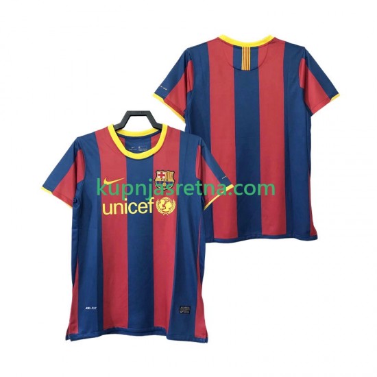 Muškarci Domaći Home Dresova FC Barcelona Retro 2010 2011 Kratkih Rukava