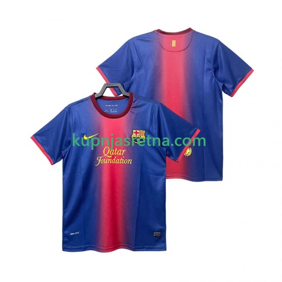 Muškarci Domaći Home Dresova FC Barcelona Retro 2012 2013 Kratkih Rukava