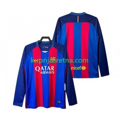 Muškarci Domaći Home Dresova FC Barcelona Retro 2016 2017 Dugim Rukavima
