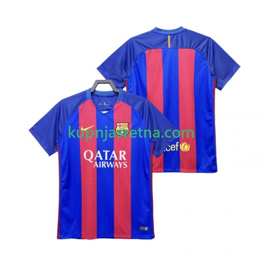 Muškarci Domaći Home Dresova FC Barcelona Retro 2016 2017 Kratkih Rukava