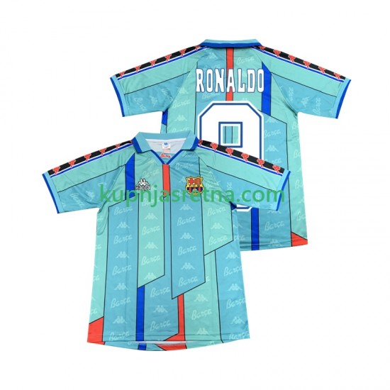Muškarci Gostujući Away Dresova FC Barcelona Ronaldo 9 Retro 1996 1997 Kratkih Rukava