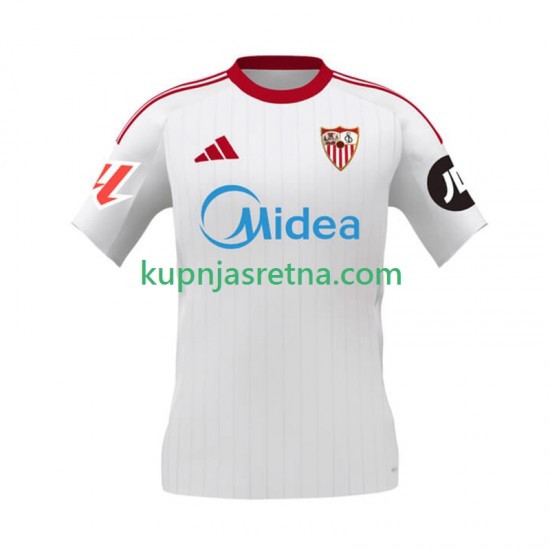 Muškarci Domaći Home Dresova Sevilla FC 2025-2026 Kratkih Rukava