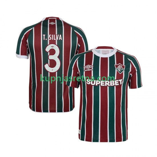 Muškarci Domaći Home Dresova Fluminense Thiago Silva 3 2025-2026 Kratkih Rukava